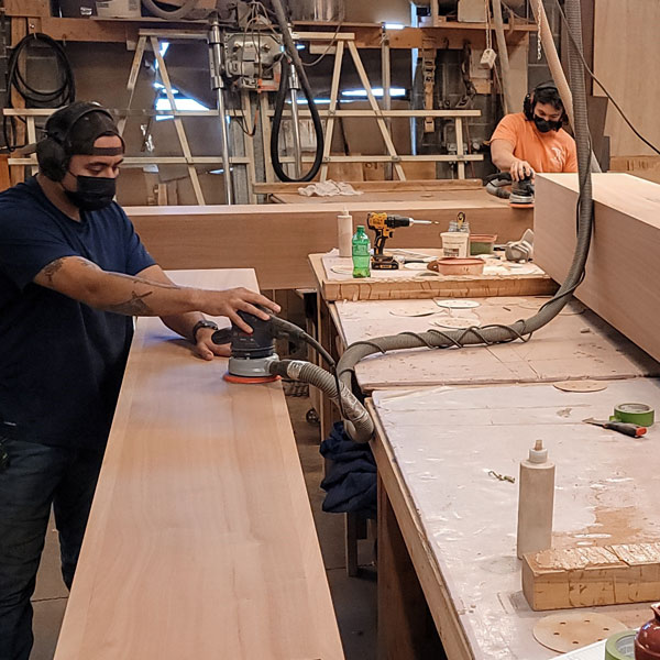 Sanding 120" x 14" x 14" Solid Wood Column, Post Wraps
