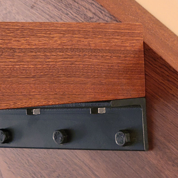 Quality in the Details, Sapele Mahogany Stair Treads for Bar Harbor Open Staircase