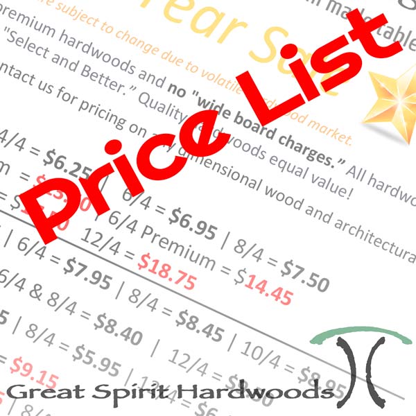 View Our Current Hardwood Lumber Pricing