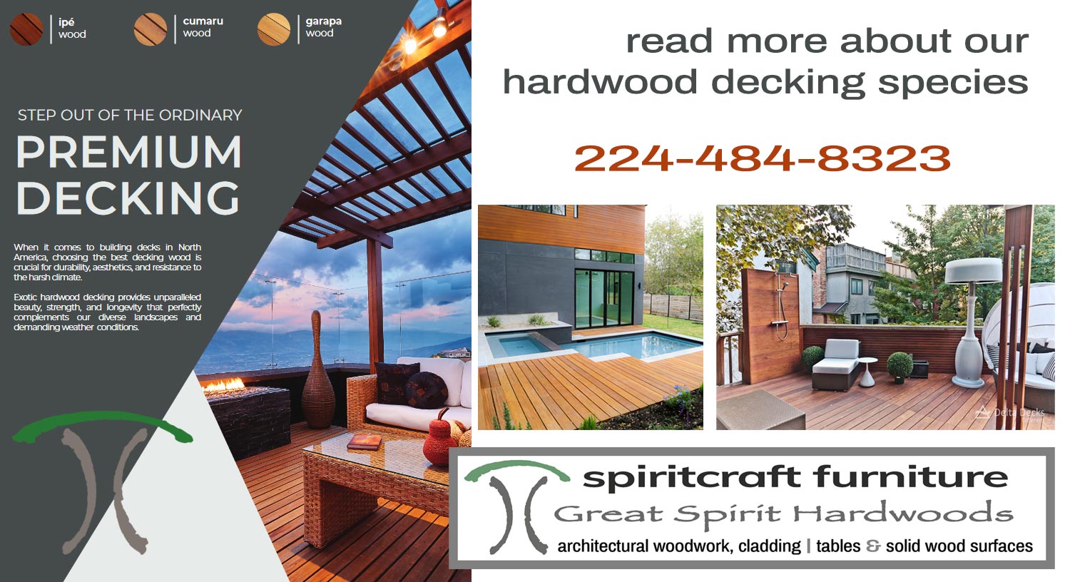 Great Spirit Hardwoods Solid Wood Decking Brochure