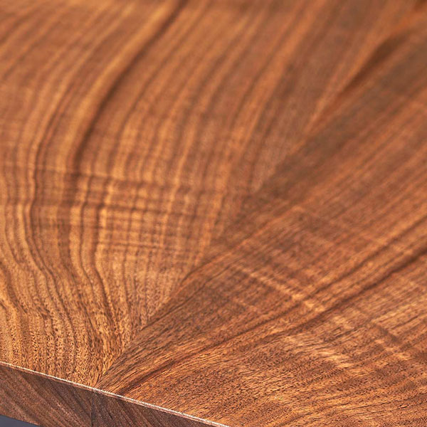 Finished Book Matched Live Edge Walnut Table from our Premium Kiln Dried Slabs