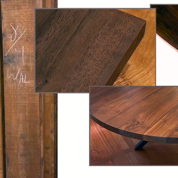 Black Walnut Hardwood Lumber for timeless appeal in furniture, cabinetry and Architectural Millwork;