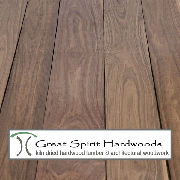 Premium Steamed & Kiln Dried Black Walnut Lumber for Furniture, Woodwork, Trim, Millwork and Cabinetry