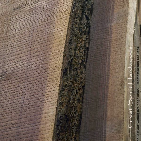 Kiln Dried Black Walnut Live Edge Slabs - Premium Quality from Our Own Professional Dehumidification Kiln