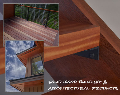 Offering solid wood building and architectural wood products, decking, cladding, columns, stair treads, stringers and rails - Great Spirit Hardwoods in East Dundee, Illinois