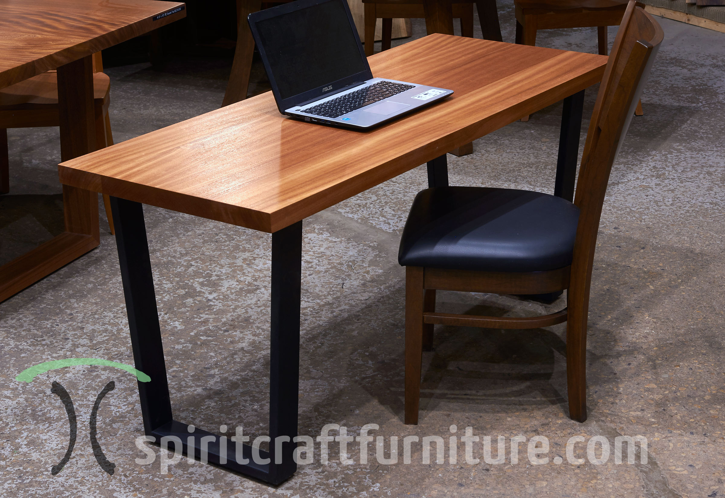 Custom solid wood table tops live edge slab tables